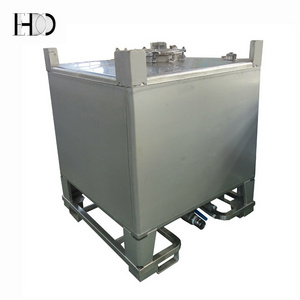 Wanlong IMDG UN31A/Y Stainless Steel 500 1200 1500 liter IBC tote tank Container