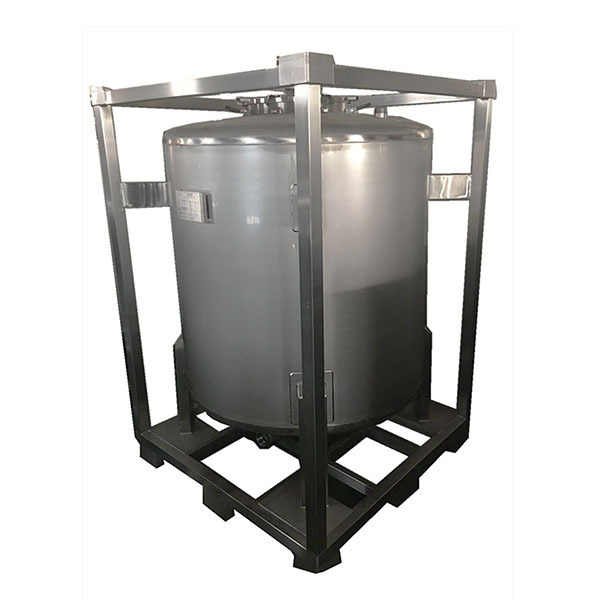 Wanlong1000L removable  lithium electrolyte stainless steel IBC tote tank