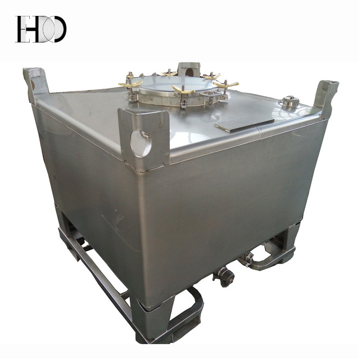 Wanlong IMDG UN31A/Y Stainless Steel 500 1200 1500 liter IBC tote tank Container