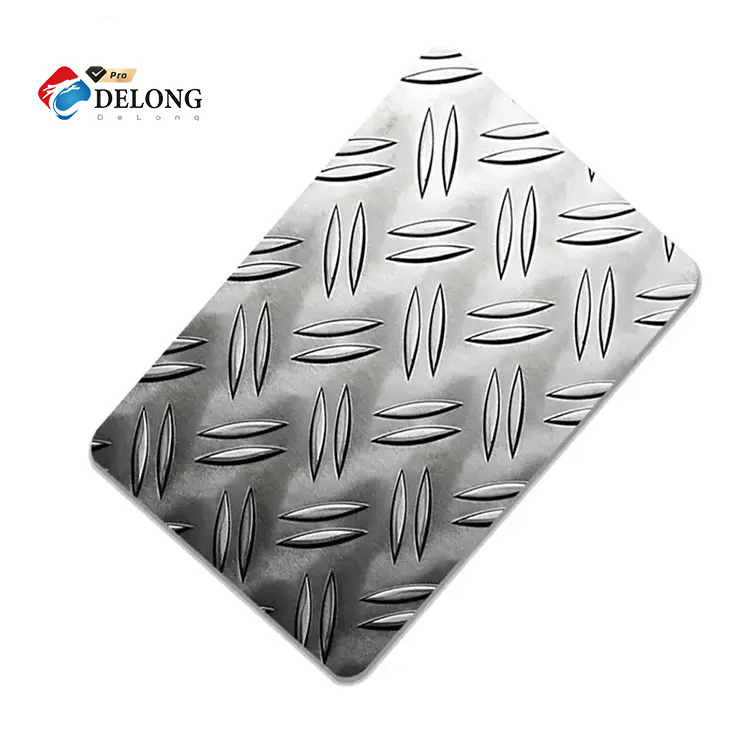 China supplier 201 304 Embossed stainless steel galvanized checkered plate