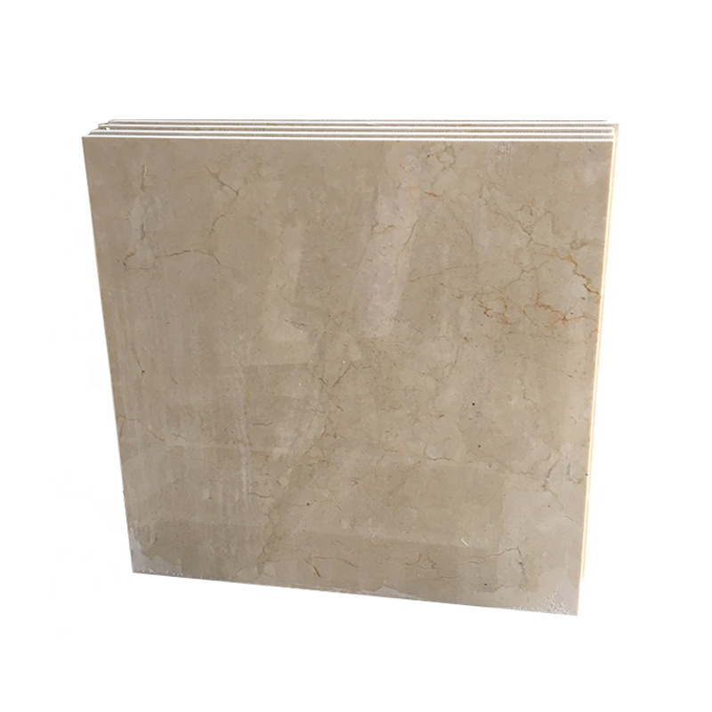 Hot Sell Cut to Size Polished Spain Crema Marfil Marble Floor Tiles Price