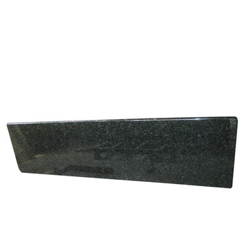 Brazil Black Granito Verde Ubatuba Granite Kitchen Countertops Polished Bullnose Edge