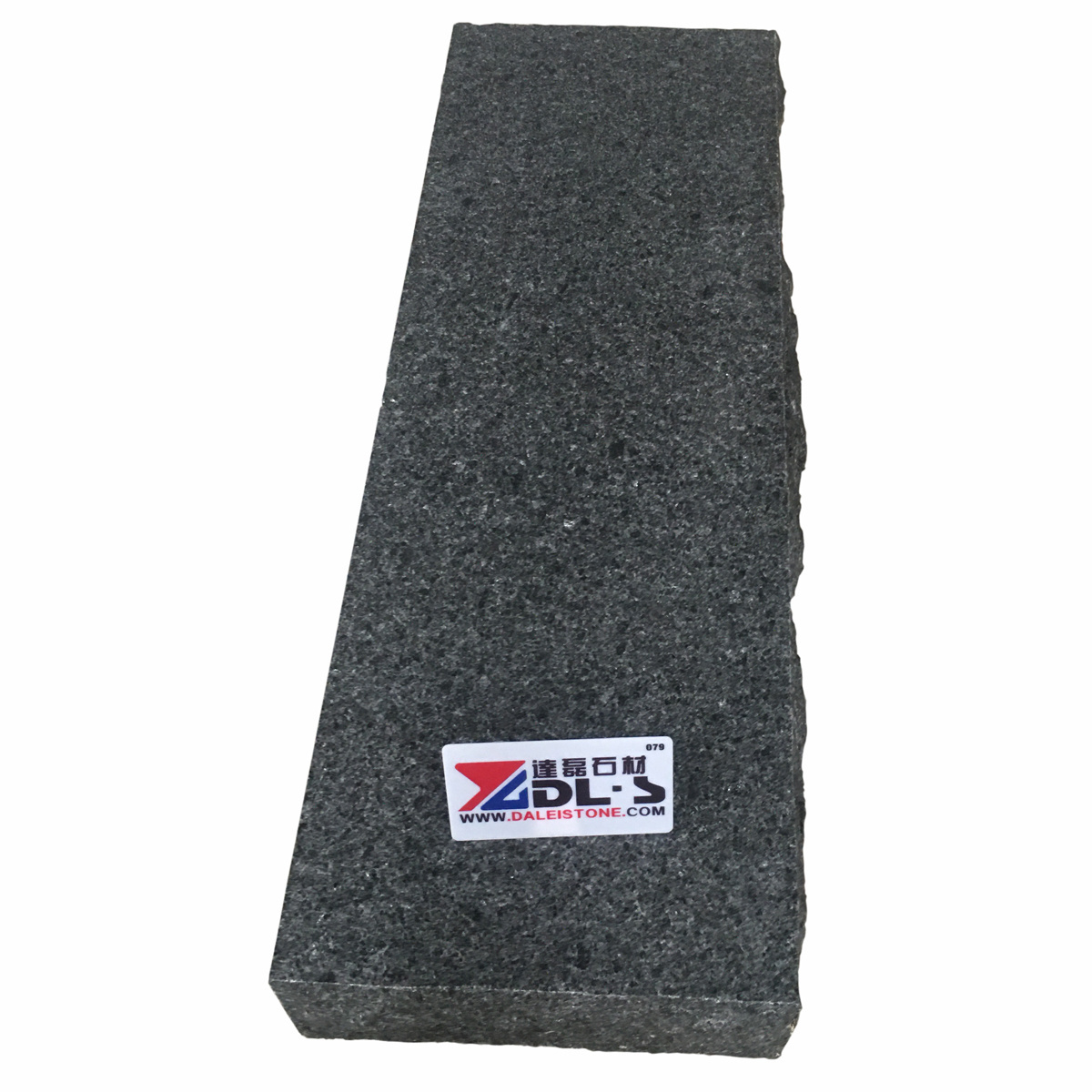 Outdoor 50mm Thick Natural Split China Flamed Angola Black Granite Slab Step Price