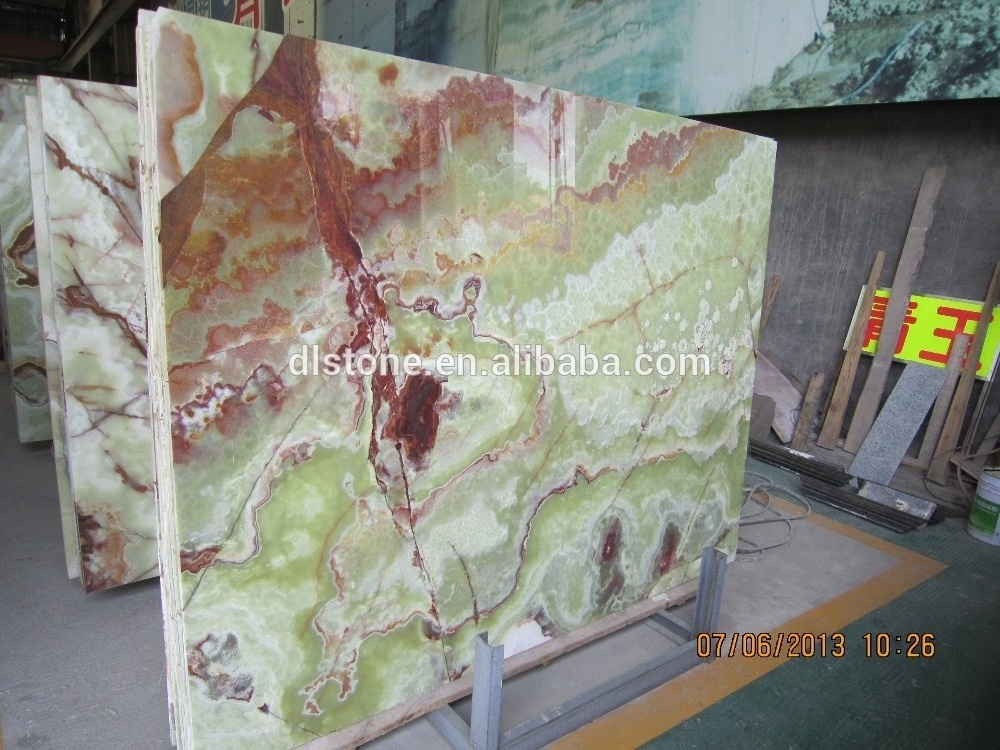 Polished Green Onyx Marble Slab Price