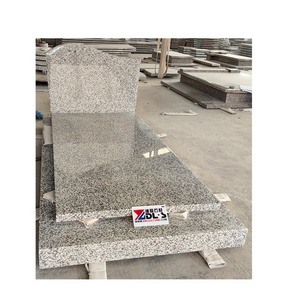 Wholesale Simple Design China Jilin White Granite Tombstones Slabs Memorial Monument