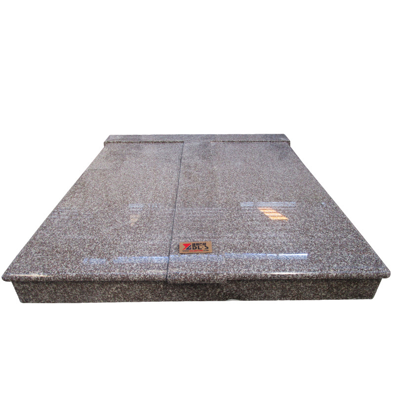 G664 Granite Tombstones Slovakia Style Double Cover