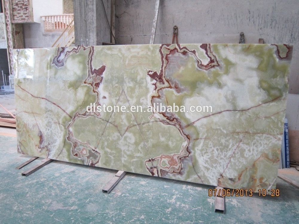 Polished Green Onyx Marble Slab Price