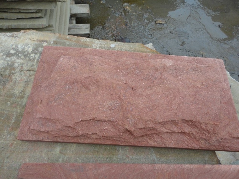 Red Sandstone Wall Cladding Outside Prices Outdoor Cheap Tiles