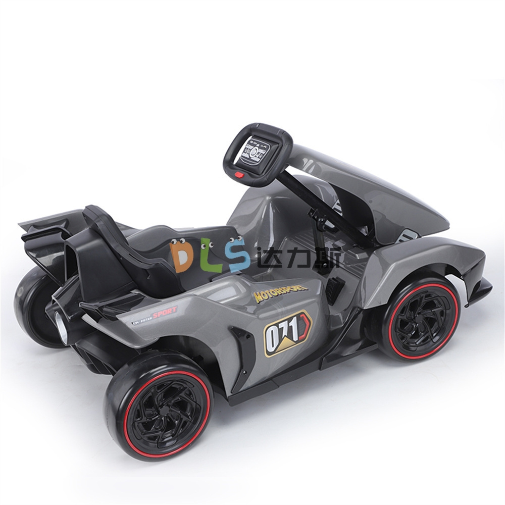 DLS Powerful four-wheel 24v battery electric kids go kart double motor children go kart drift ride on car