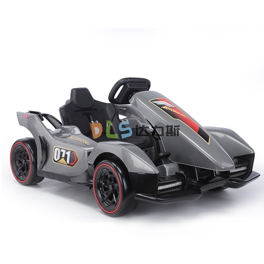 DLS Powerful four-wheel 24v battery electric kids go kart double motor children go kart drift ride on car