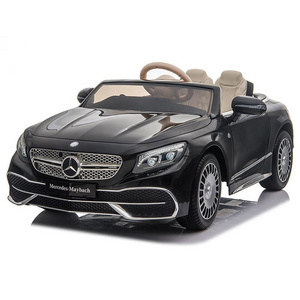 Licensed Mercedes Electric Kids Ride on Car Black Charger Red Toy Music White LED Power Battery Ride on toy car