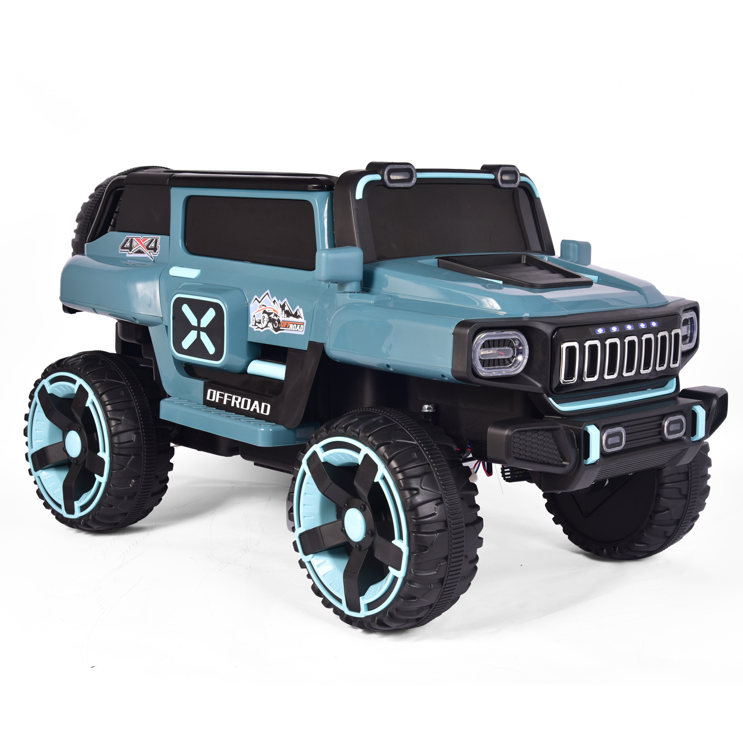 2023 Factory price kids big wheel 4x4 off road ride on cars boys girl age 2-7 years old  24v EVA tires battery operated kids ele