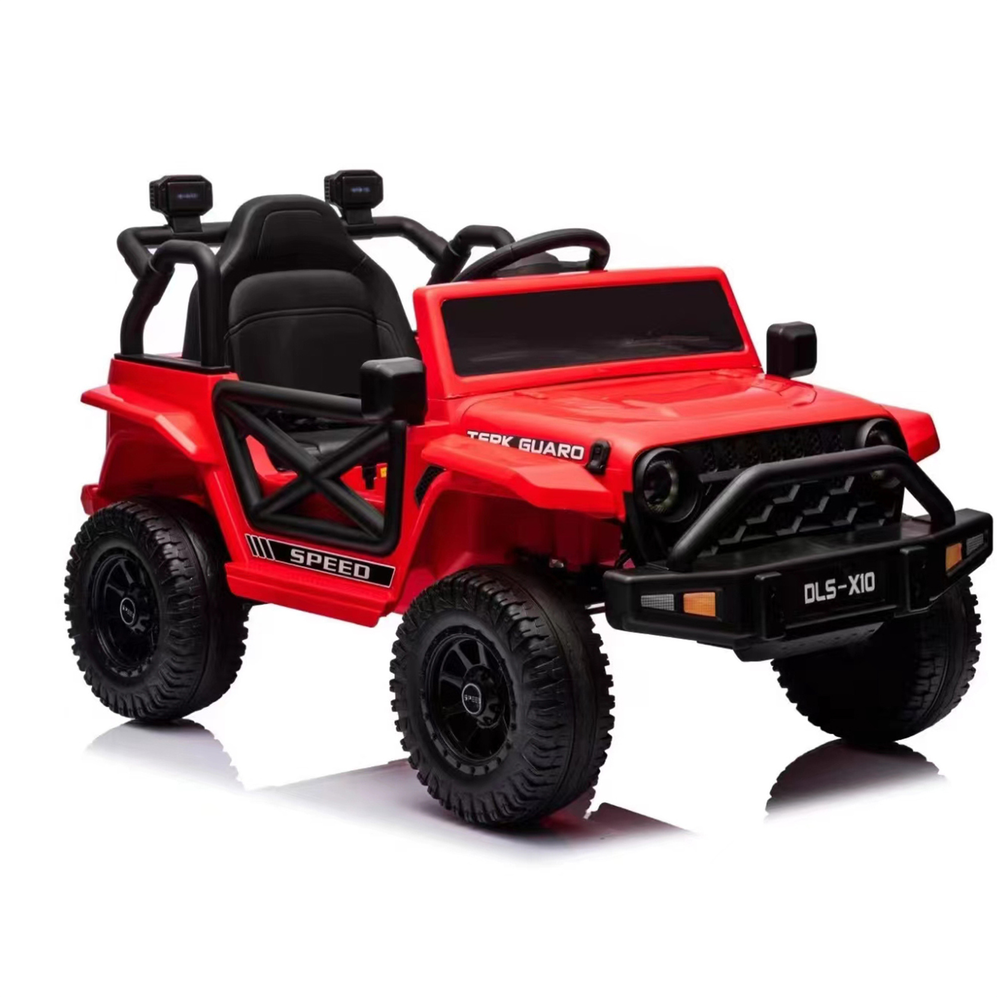 2024 Factory New Design Ride-On Jeep Car for Kids Plastic 12V Battery Operated Electric Car with Remote Control and MP3 Player