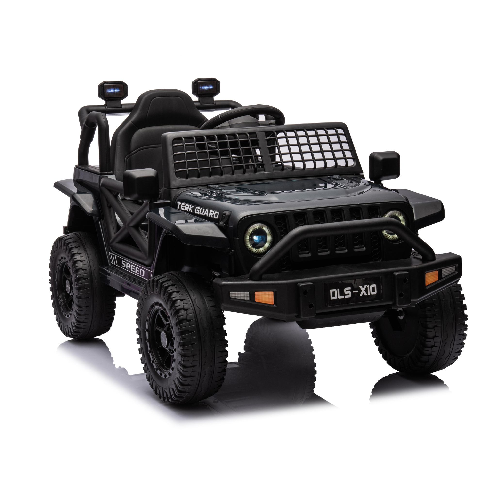 2024 Factory New Design Ride-On Jeep Car for Kids Plastic 12V Battery Operated Electric Car with Remote Control and MP3 Player