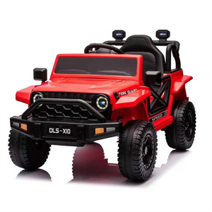 2024 Factory New Design Ride-On Jeep Car for Kids Plastic 12V Battery Operated Electric Car with Remote Control and MP3 Player