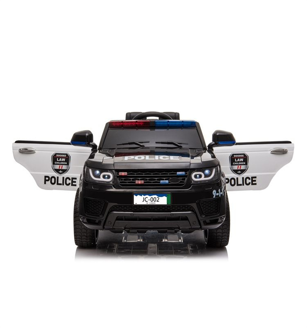 hot sale kids electric boys police electronic car baby rc car children 12V battery toys ride on cars for kids