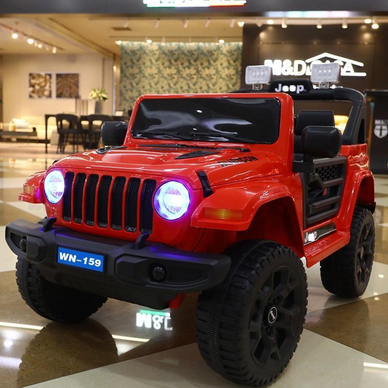 Factory wholesale Children 12V Battery Electric Power off road Baby Toys Car with LED light Remote control kids ride on car