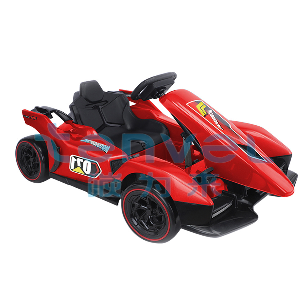 Factory Sale High Speed Outdoor Children Electric Cars Race Battery Ride On Car Powerful Drfit  Go Kart For Kids