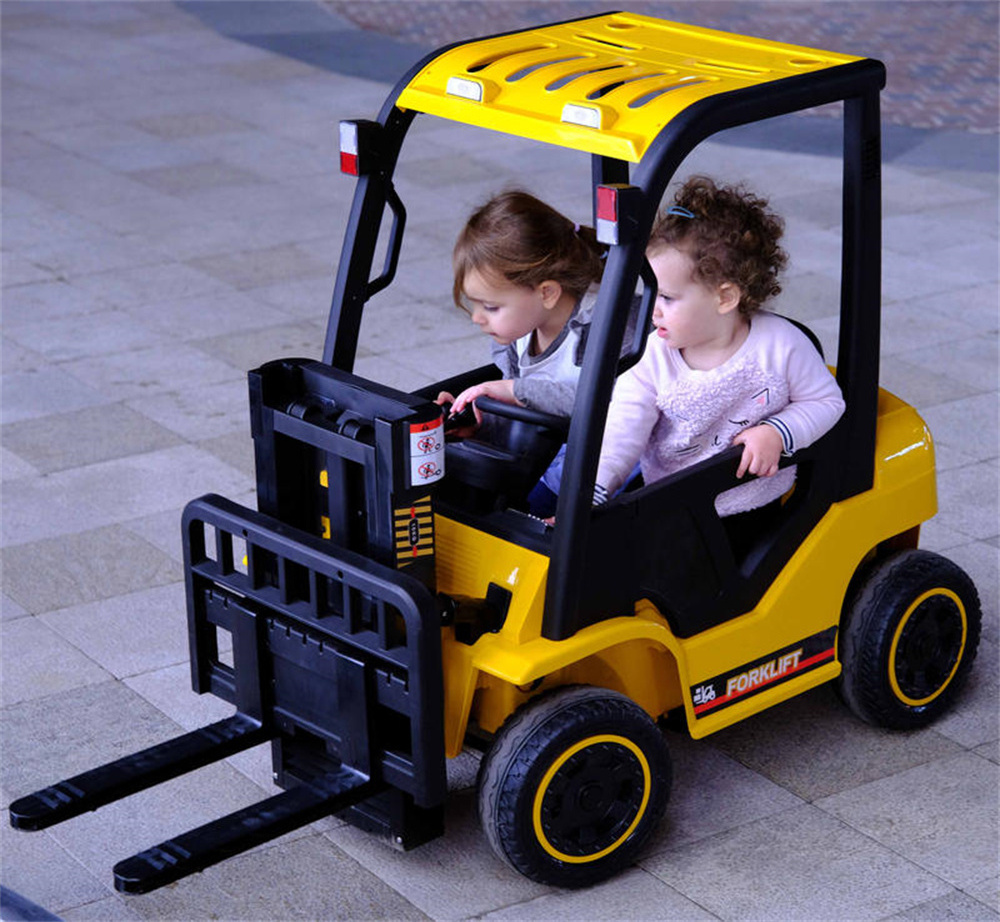 New Design Children Electric ride on Toy engineering forklift Baby remote control 12V big Battery kids ride on forklift car toys