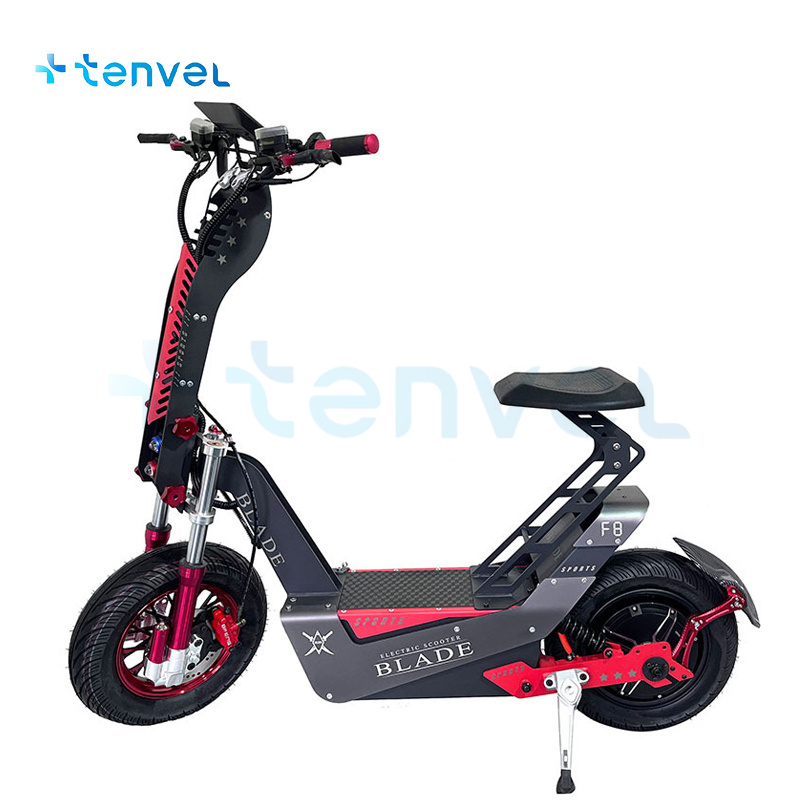 2023 hot selling NFC Unlock 14inch electric scooter 72v 4000w 30-50Ah long range foldable dual motor e super fast scooter