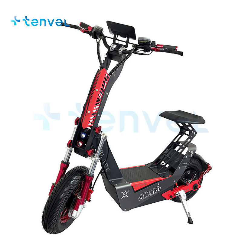 2023 hot selling NFC Unlock 14inch electric scooter 72v 4000w 30-50Ah long range foldable dual motor e super fast scooter