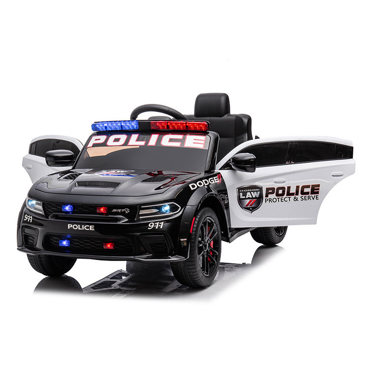 DLS Wholesalers OEM Licensed DODGE CHARGER remote control children electric ride-on Police toy car kids 12V Ride on Car