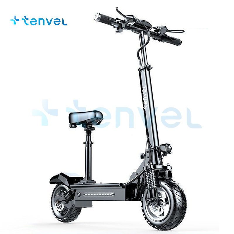 TENVEL 48V folding E scooter with NFC APP control Electric 10 inch Wheel Max Load 150kg Electric Scooter Aluminum alloy frame