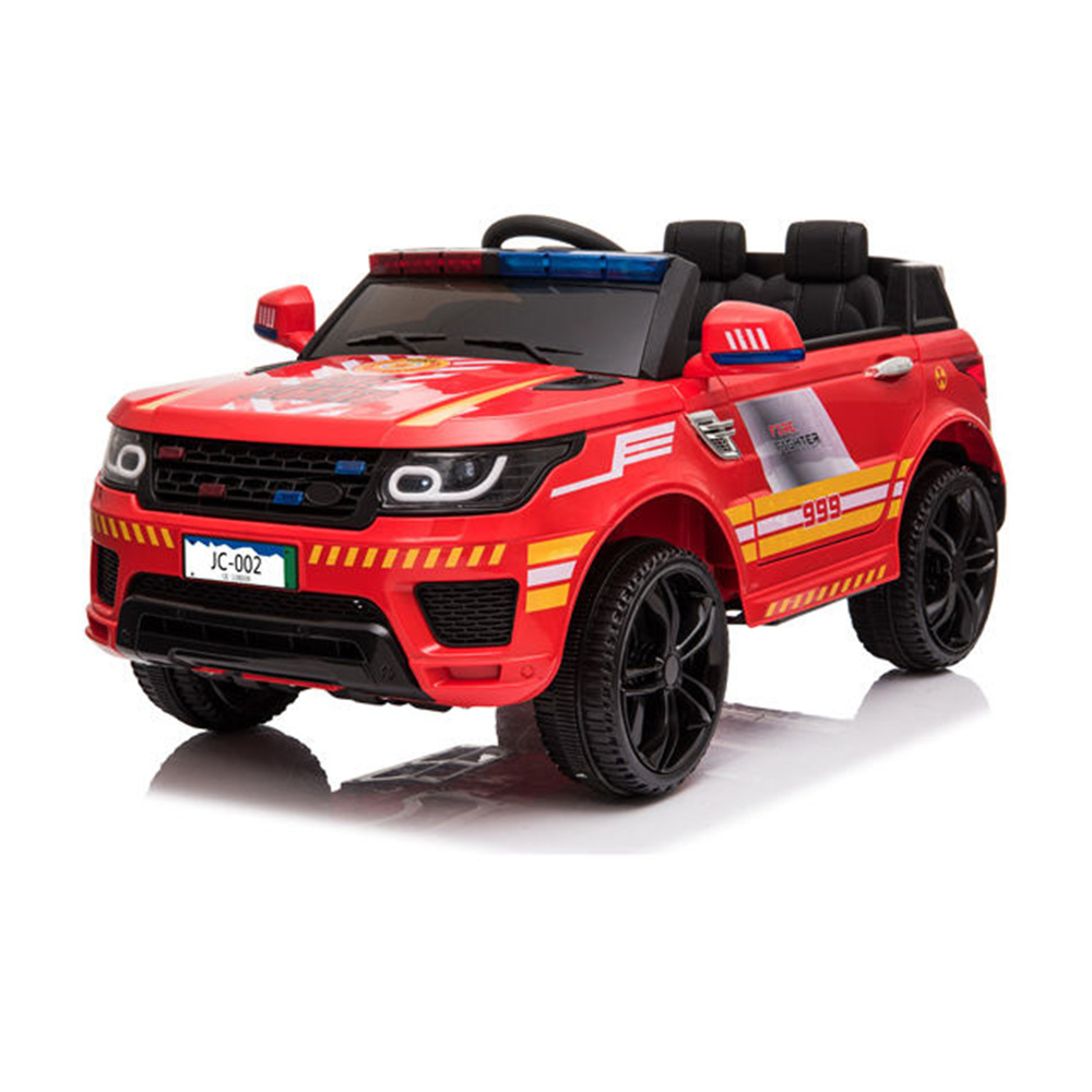 hot sale kids electric boys police electronic car baby rc car children 12V battery toys ride on cars for kids