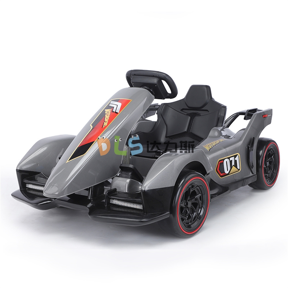 Factory Sale High Speed Outdoor Children Electric Cars Race Battery Ride On Car Powerful Drfit  Go Kart For Kids