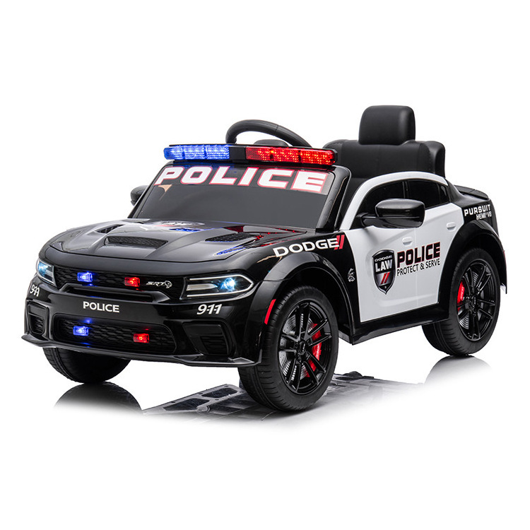 DLS Wholesalers OEM Licensed DODGE CHARGER remote control children electric ride-on Police toy car kids 12V Ride on Car