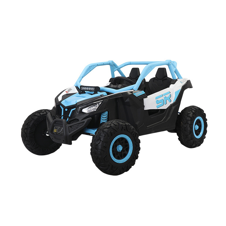 Factory price new design kids electric car 24 volt remote control riding toy big car with 2 seats children electric car