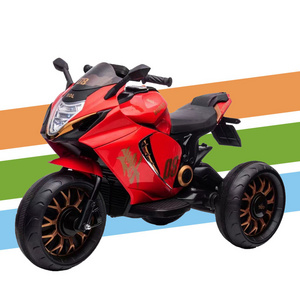 Children's electric motorcycle tricycle 12 volt battery child toy car baby double drive motorcycle