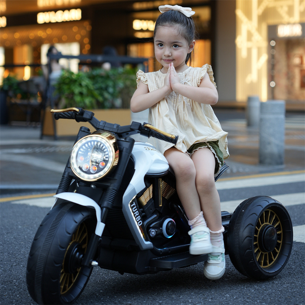 factory wholesale kids 12v battery operated baby 3 wheels big electric motorcycle children's electric tricycle motorcycle toy