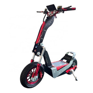 2023 hot selling NFC Unlock 14inch electric scooter 72v 4000w 30-50Ah long range foldable dual motor e super fast scooter