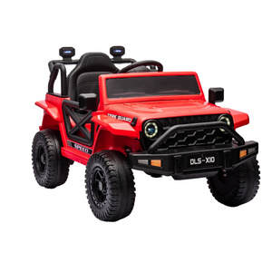 2024 New Mode Unisex Kids 12V Electric Ride-On Jeep Battery-Powered Plastic Car for 5 to 7 Years Old