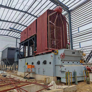 Factory 1t 12t chain grate briquette fired biomass(Palm Husk Barks Wood) and coal fired steam boiler for sale