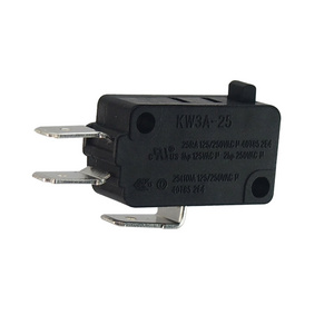 KW3A 125V/250V 16A 25A microswitch SPDT Snap Action Button Micro Limit Switch for Microwave Oven Door