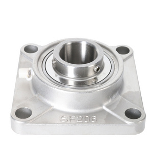 Plastic Flange Bearing Flange Housing Unit SUCF202 with stainless steel insert bearing