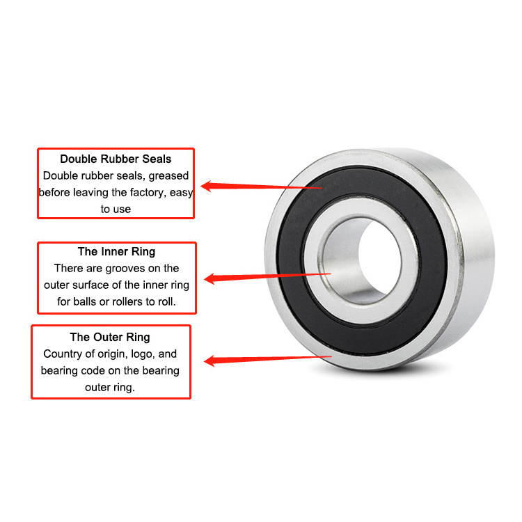 ball bearing 604 deep groove ball bearing 6202-2rs front bearing oil seal