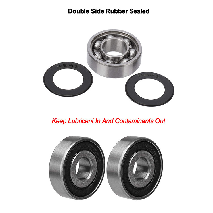 6201 6202 6203 6204 6205 6206 6207 6208 2RSH 2RS1 Bearing 6301 Motorcycle Rich Auto Copper Deep Groove Ball Bearing