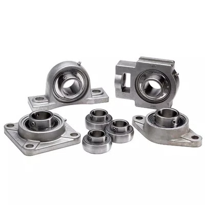 Plastic Flange Bearing Flange Housing Unit SUCF202 with stainless steel insert bearing