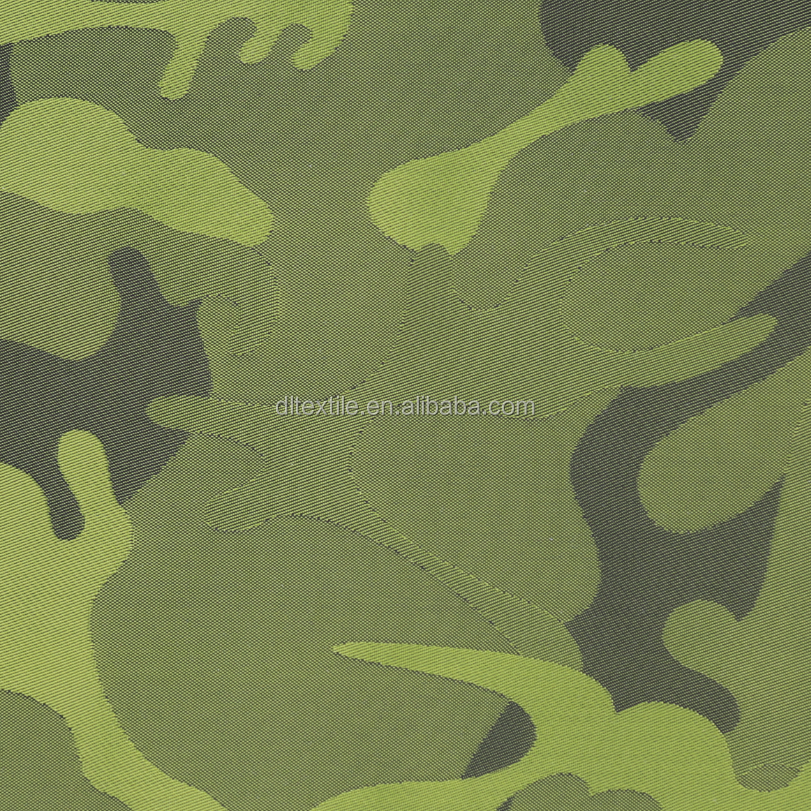 420D yarn dyed camo jacquard nylon fabric mutispandex fabric PVC foaming