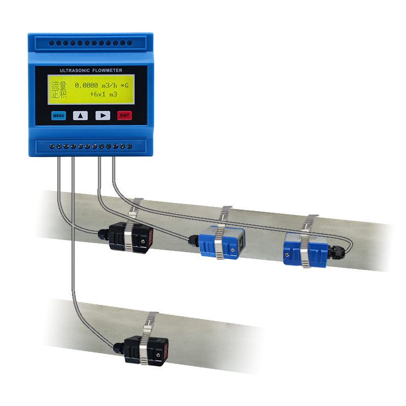 TUF-2000M Modular ultrasonic flowmeter heat meter,  Clamp on Flow Transducer Price ,TM-1&CT-1,DN50-DN700