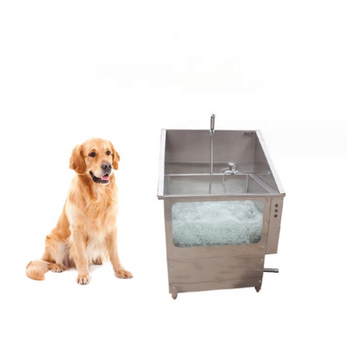 USMILEPET New Design Stainless Steel Dog Bath Tubs Fo Pet Grooming Salon Hydrotherapy Bath For Dogs Spa Bath Machine