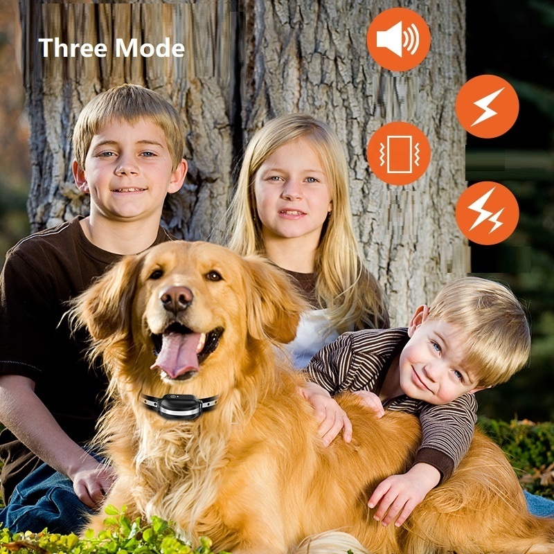 New 1000M Dog Training Collar With 3 Training Modes Rechargeable E-Collar  IP67 Waterproof Electric Dog Shock Collar