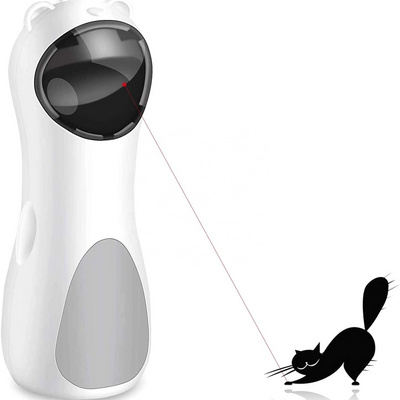 Interactive Pet Cat Laser Toys Rechargeable Cat Red Dot Kitten Cat Toy Laser Pointer Automatic