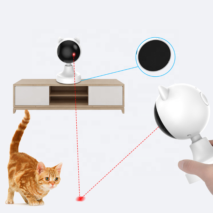 Factory New Style USB Rechargeable Automatic Cat Laser Toys Interactive Laser Toys for Indoor Cats Kitty Dogs