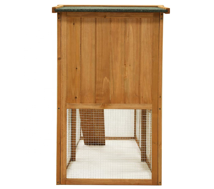 Chicken Coop Large Wooden Outdoor Bunny Rabbit Hutch Hen Cage with Ventilation Door Pet House Chicken Nesting Box