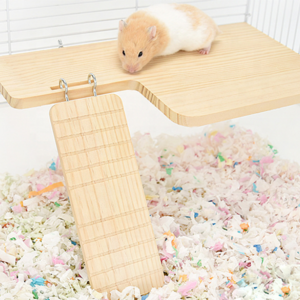 Wholesale Wooden Platform Hamster Toys Climbing Wooden Exercise Toy for Hamsters Cage Accessories