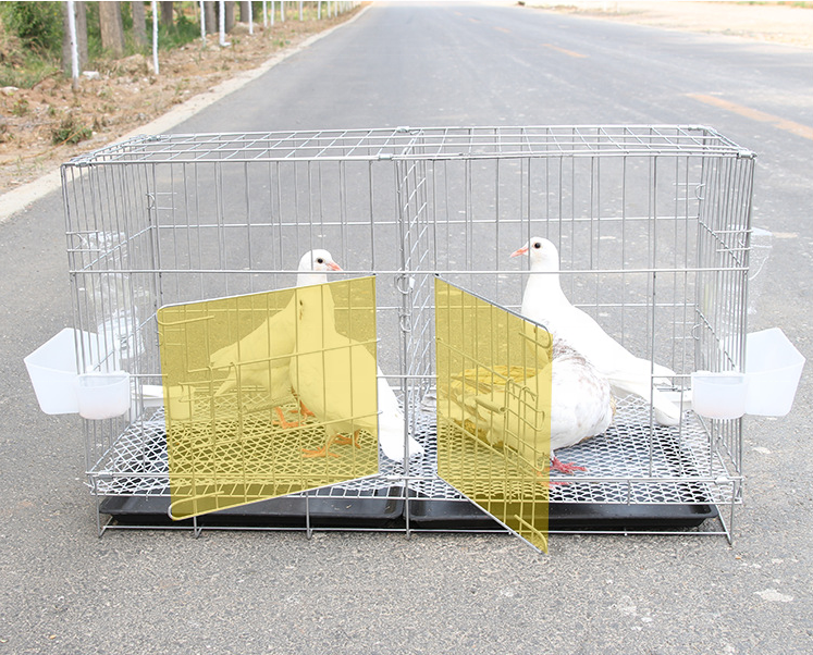 Pair Breeding Pigeon Cage Home Breeding Pigeon Cage Folding Encrypted Transport Pigeon Cage